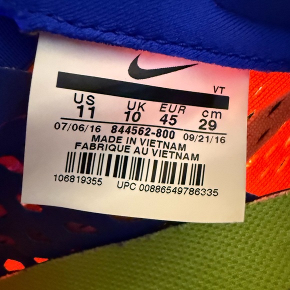 Nike Orange Lunarlons Running Shoes Nike Racing size 11 mens main image 5